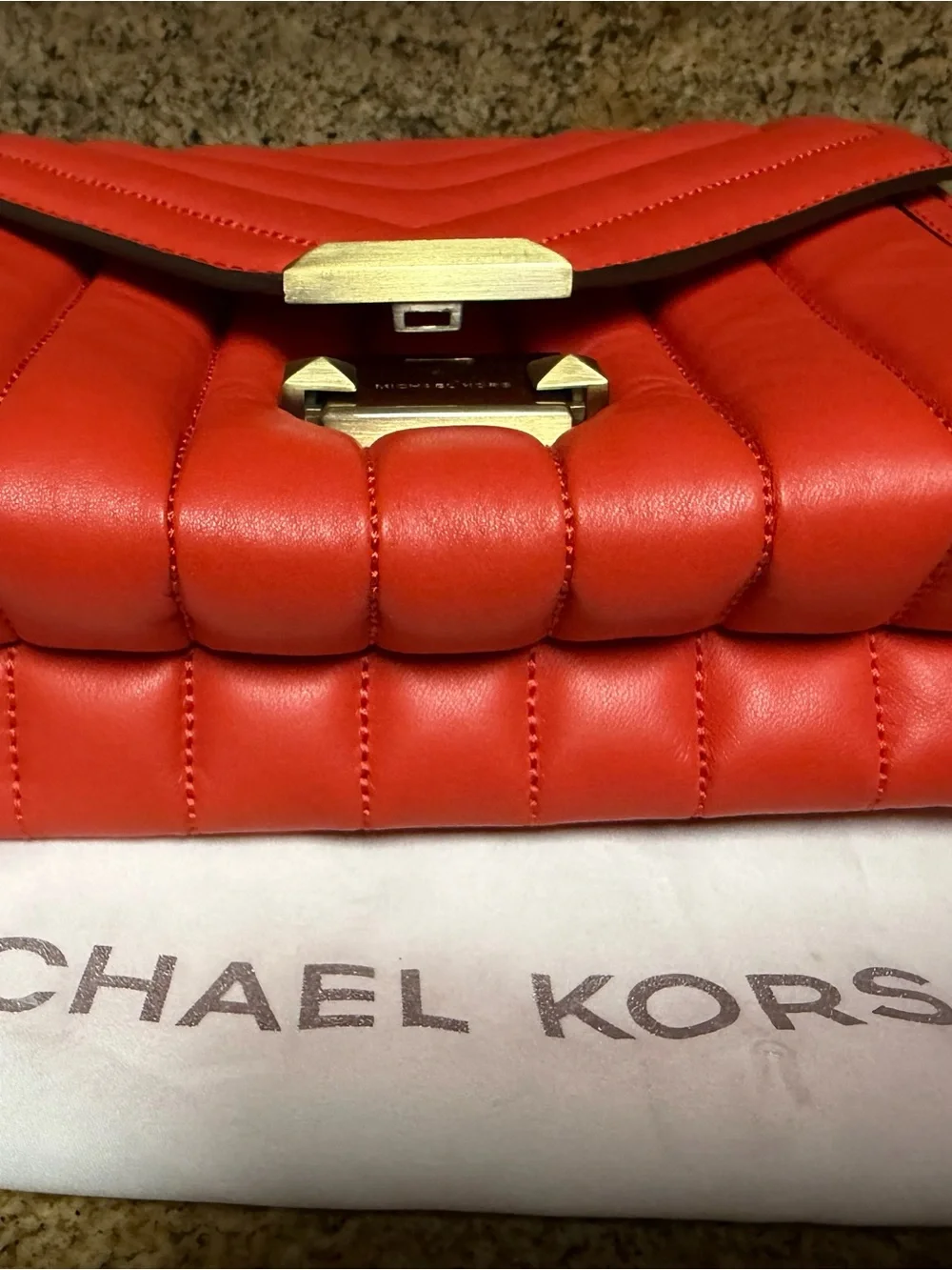 Michael Kors vibrant quilted